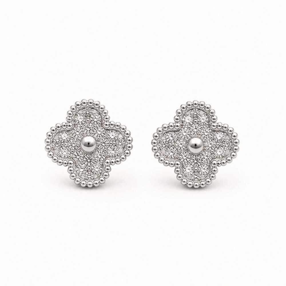 Van Cleef & Arpels Elegant Signature Earrings Style 4 | New with Box - Picture 1 of 9